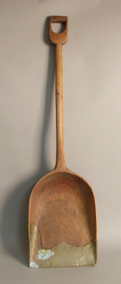 Appraisal: Wood shovel th c l