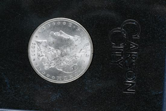 Appraisal: CARSON CITY SILVER DOLLAR Comes with the GSA box and