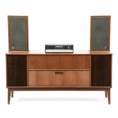 Appraisal: A s Dynatron RG walnut Berkeley radiogram incorporating maker's transpower