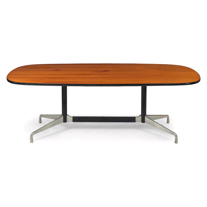 Appraisal: Charles and Ray Eames conference dining table by Herman Miller