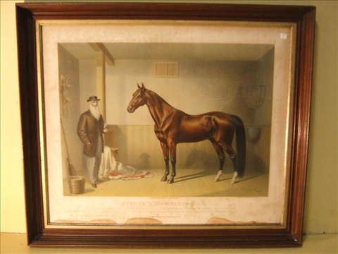 Appraisal: CURRIER AND IVES AMERICAN TH C RYSDYK'S HAMBLETONIAN Lithograph x