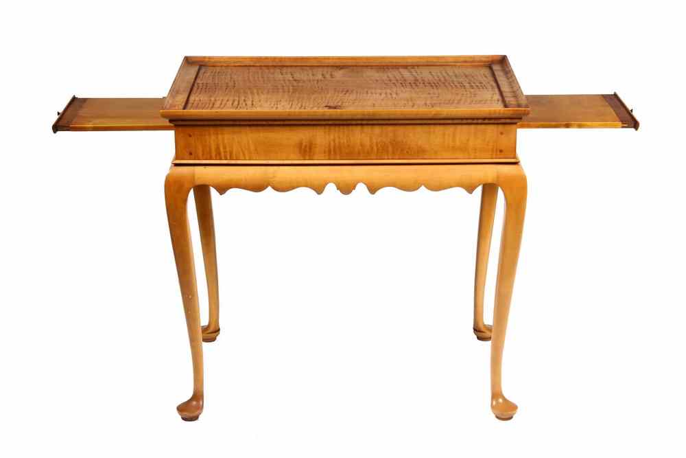 Appraisal: TEA TABLE - Custom made Eldred Wheeler Queen Anne style