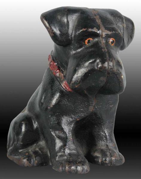 Appraisal: Sitting Scottie Dog Cast Iron Doorstop Description Made by National