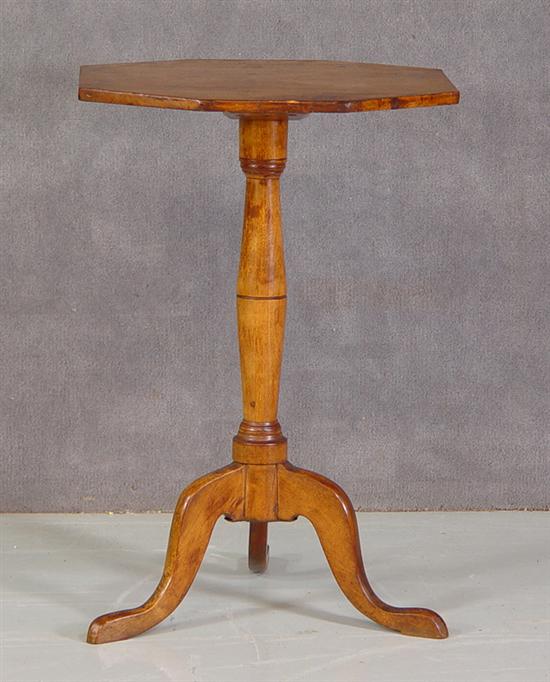 Appraisal: American Candlestand Probably New England early th Century Pine and