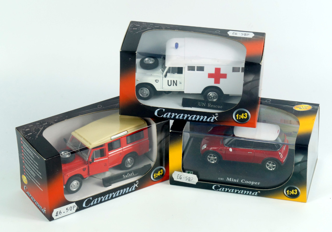 Appraisal: Cararama by Oxford scale diecast vehicles including Ford Anglia Porsche