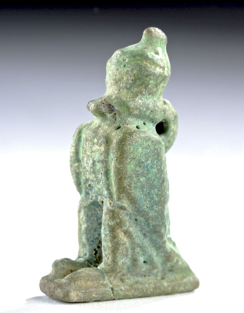 Appraisal: Lovely Egyptian Faience Amulet of Horus Ancient Egypt Third Intermediate