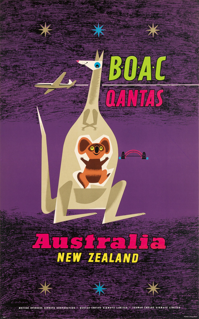 Appraisal: LABAN DATES UNKNOWN B O A C QANTAS AUSTRALIA NEW