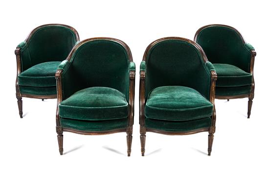 Appraisal: Sale Lot A Set of Four Louis XVI Provincial Style