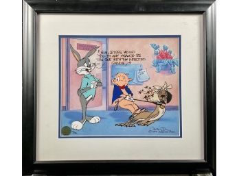 Appraisal: A signed serigraph animation cel Bugs Bunny titled Hound s