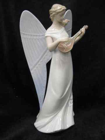 Appraisal: Lladro Porcelain Figurine of Angelwith lute '' excellent