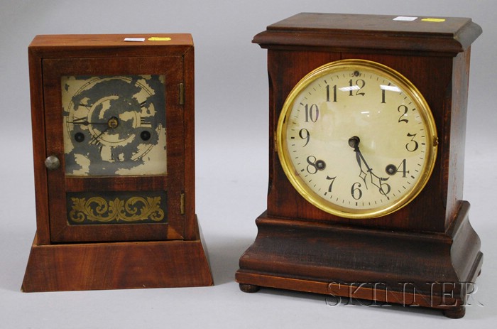 Appraisal: Two Connecticut Shelf Clocks including a Seth Thomas thirty-hour time