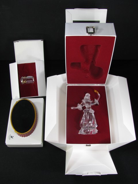 Appraisal: Authentic Swarovski crystal figurine from Masquerade collection issued in and