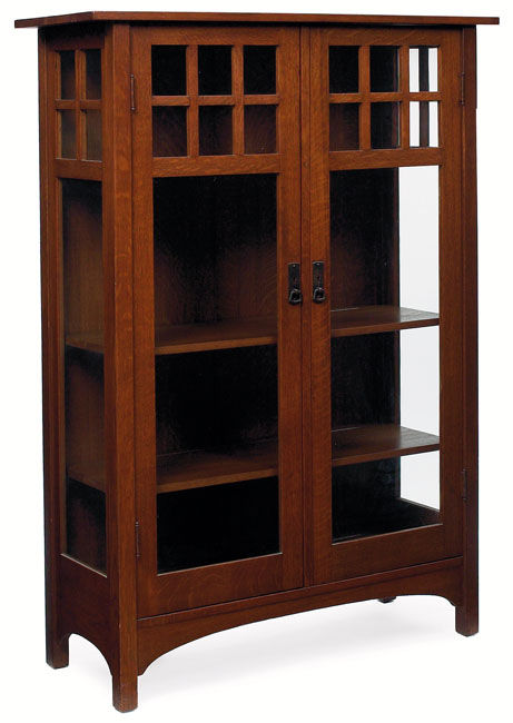 Appraisal: Good L amp JG Stickley china cabinet two door with