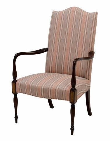 Appraisal: Martha Washington style armchair Hickory Chair Company late th c