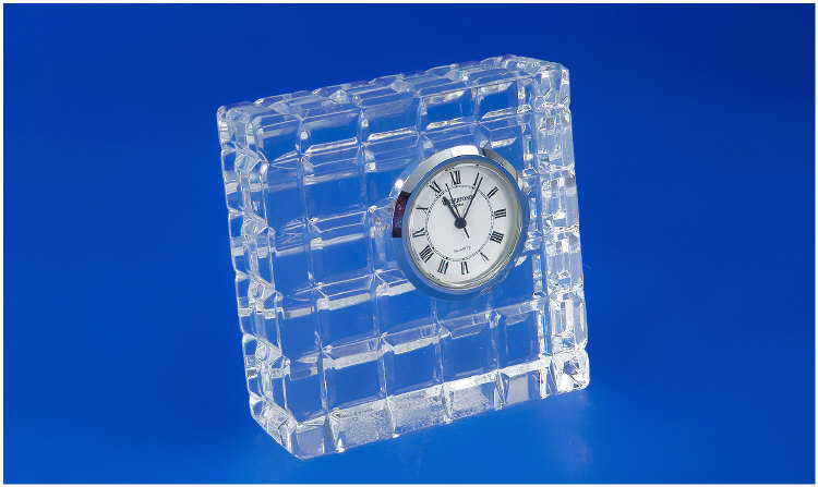 Appraisal: Waterford Crystal Time-Piece inches by inches