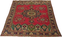 Appraisal: A Tabriz Carpet Of Rare Design A Tabriz carpet of