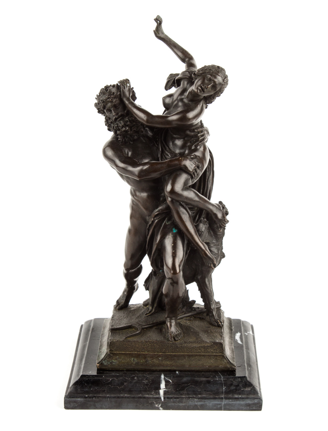 Appraisal: Contemporary bronze group Rape of Persephone modeled as Hades and