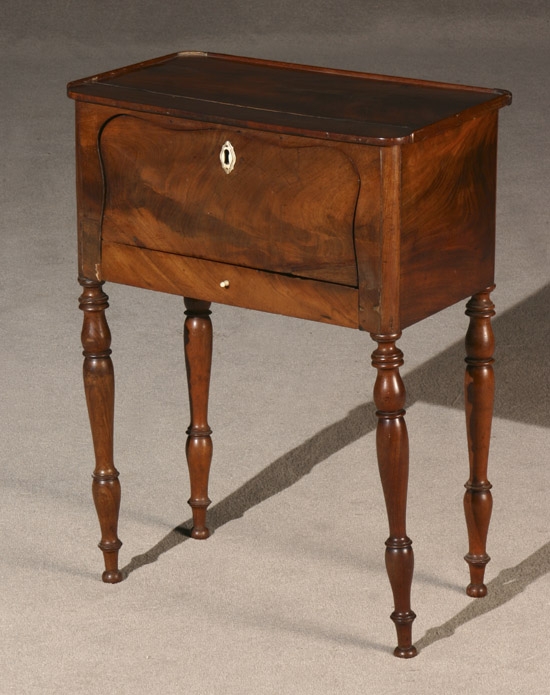 Appraisal: Victorian Mahogany Bedside Table Last Half th Century Height in