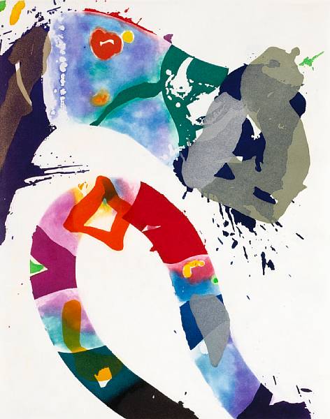 Appraisal: Sam Francis American - Untitled L Supp SFE Aquatint printed