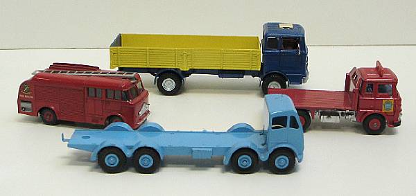 Appraisal: Dinky Trucks Grouping of Farm vehicles AEC Tanker Jones Fleetmaster