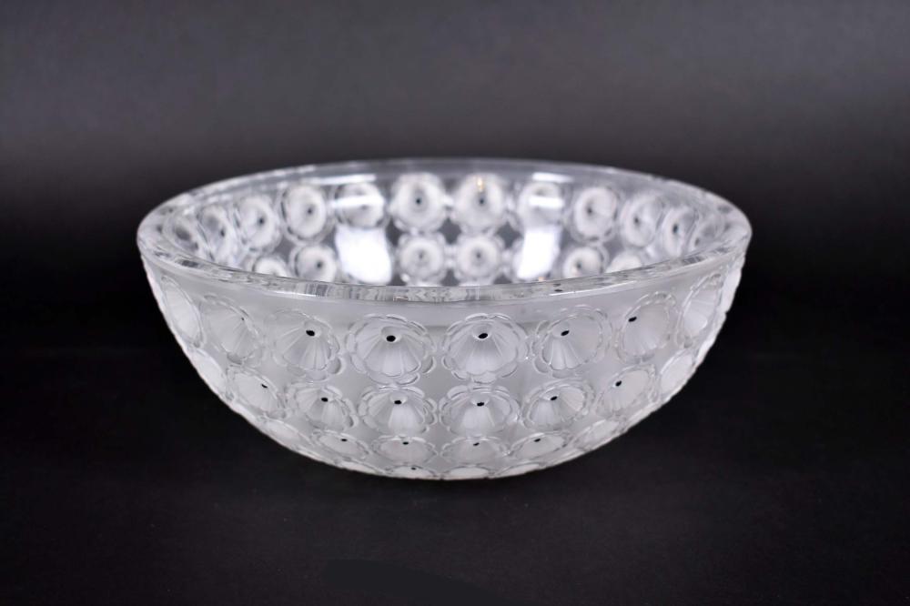 Appraisal: LALIQUE NEMOURS BOWLEtched signature Lalique France Initially created in The