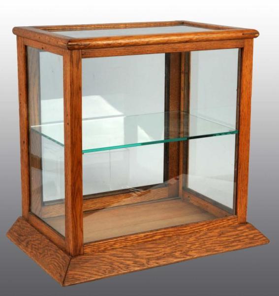 Appraisal: Wooden Country Store Display Case Description One glass shelf Condition