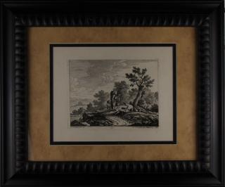 Appraisal: Johann Christopher Dietzsch - Etching Signed and dated Sight Size