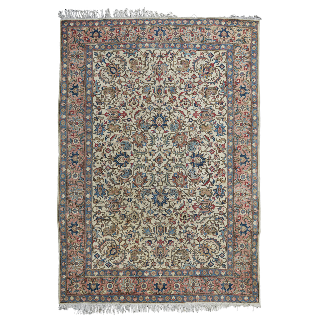 Appraisal: TABRIZ CARPET NORTHWEST PERSIA EARLY TH CENTURY the cream field