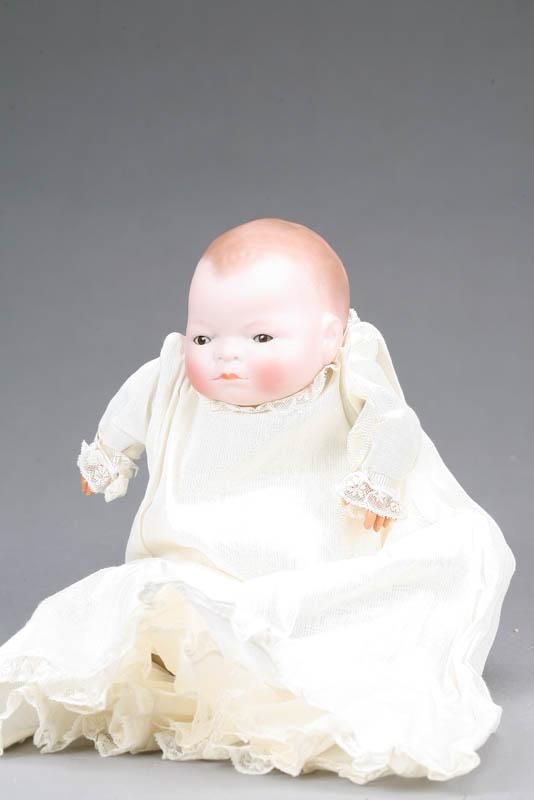 Appraisal: BYE-LO BABY Bisque head molded hair and sleep eyes on