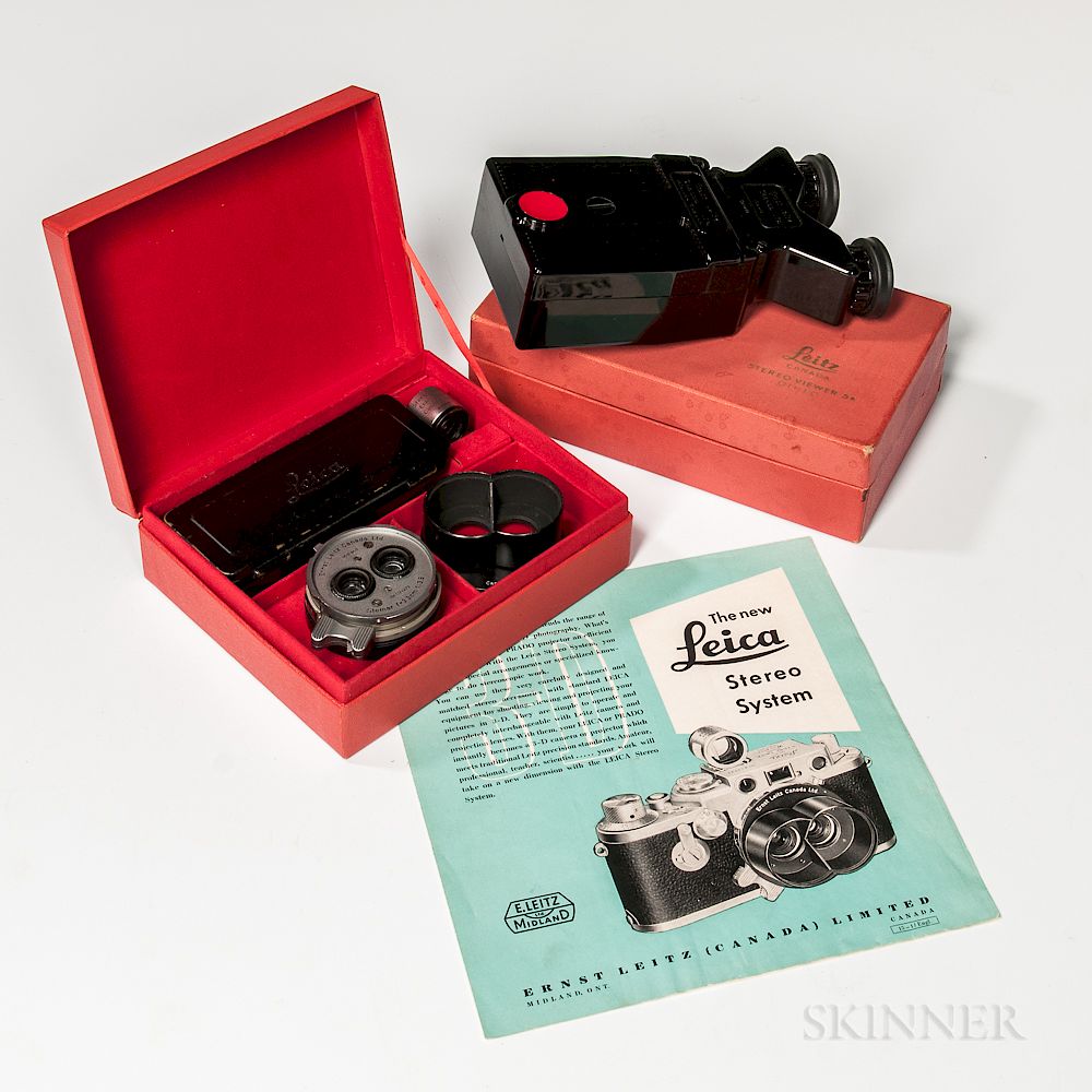 Appraisal: Leica Stemar cm F Boxed Stereo Lens Set Leica Stemar