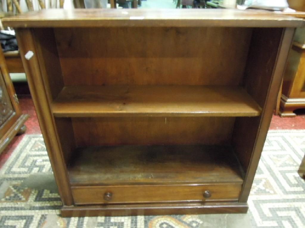 Appraisal: An Edwardian mahogany side cupboard enclosed by a panelled door