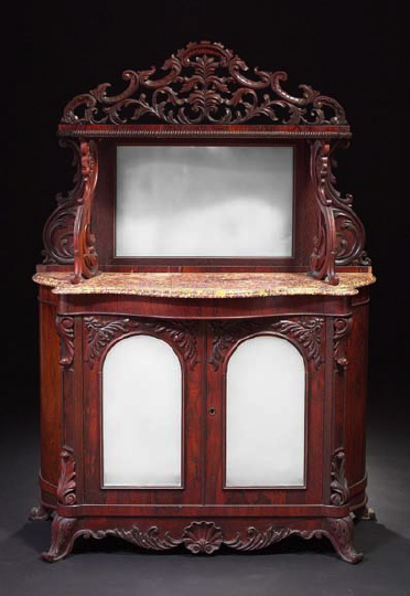 Appraisal: American Rococo Revival Rosewood Etagere third quarter th century in