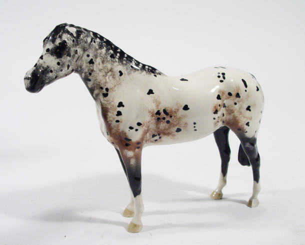 Appraisal: Hand painted Beswick Appaloosa horse printed factory mark to underside