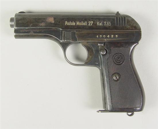 Appraisal: Czechoslovakia Model CZ Pistol Made during German occupation and has