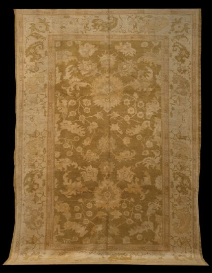 Appraisal: Angora Oushak Carpet ' x '