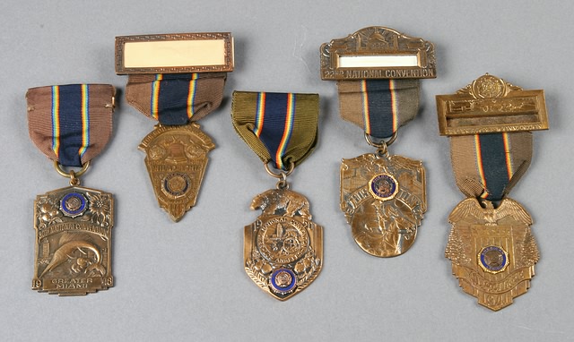 Appraisal: American Legion national convention badges