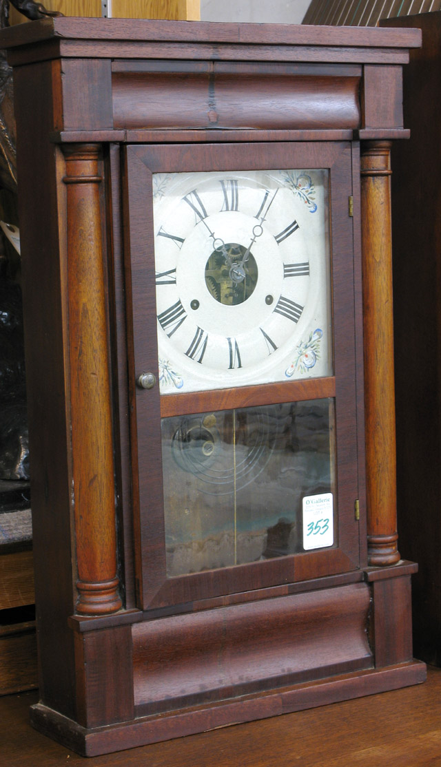 Appraisal: CONNECTICUT SHELF CLOCK Seth Thomas Plymouth Conn c with time