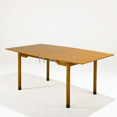 Appraisal: EDWARD WORMLEY DUNBAR Extension dining table Berne IN s Sap