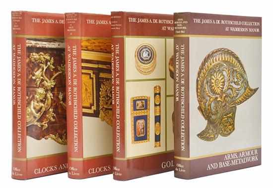 Appraisal: FOUR VOLUMES OF THE JAMES A DE ROTHSCHILD COLLECTION AT