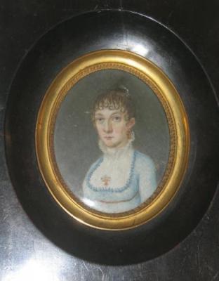 Appraisal: ENGLISH SCHOOL Early th century Portrait of a Lady in