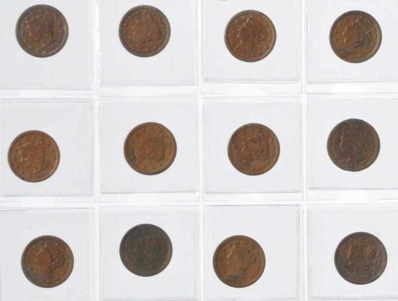 Appraisal: Lot of Large Cent Coins Description Includes two two four