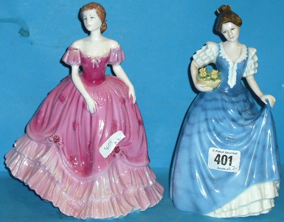 Appraisal: Royal Doulton figure Helen HN and Coalport Louisa from the