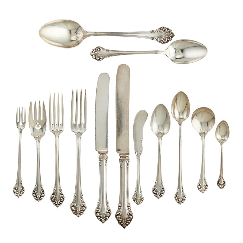 Appraisal: REED AND BARTON STERLING FLATWARE Condition Report