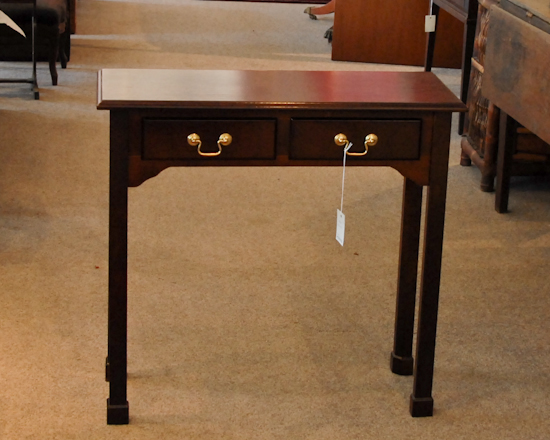 Appraisal: Small Drawer Table H W D