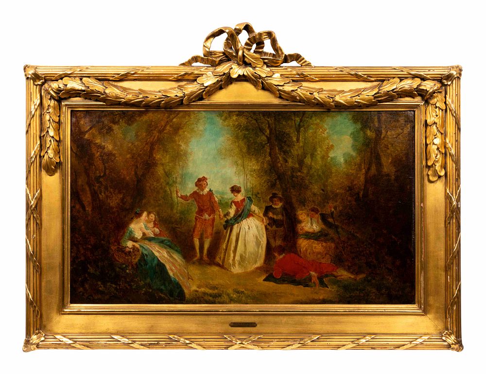 Appraisal: Manner of Nicolas Lancret French - Manner of Nicolas Lancret