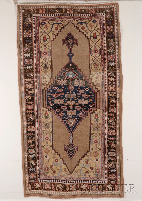 Appraisal: Bidjar Rug Northwest Persia late th century some black oxidation