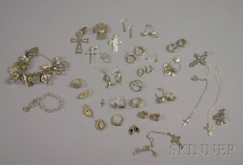 Appraisal: Group of Sterling Silver Jewelry