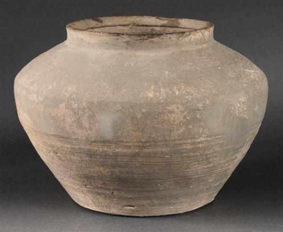 Appraisal: Chinese archaic style storage jar with seal in H Estimate