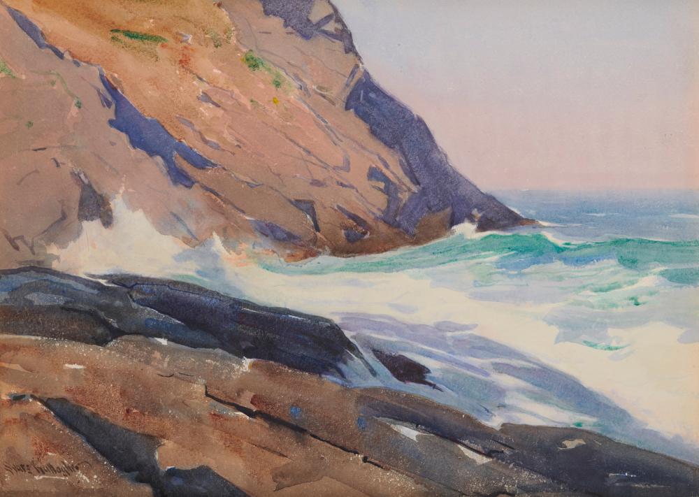 Appraisal: SEARS GALLAGHER American - Crashing Surf at White Head Monhegan