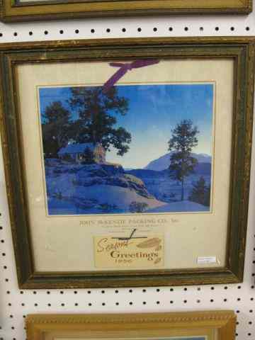 Appraisal: Maxfield Parrish Print ''At Close of Day'' complete calendar mint